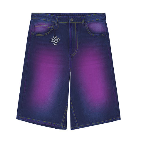JORT BAGGY "TREBOL" PURPLE SWAG 