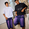 JORT BAGGY "TREBOL" PURPLE SWAG 