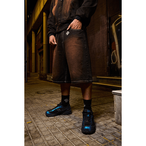 JORT BAGGY "TREBOL" SEAMS FADE DESSERT 