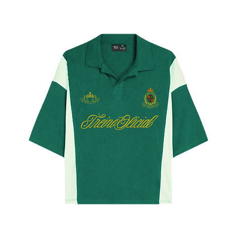 POLERA POLO "YOUNG MONEY" VERDE/BEIGE
