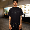 POLERA BOXY FIT "YOUNG MONEY"  PUFF TRIPLE BLACK