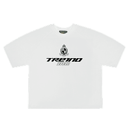 POLERA BOXY FIT "LUCKY CLUB" BLANCA 