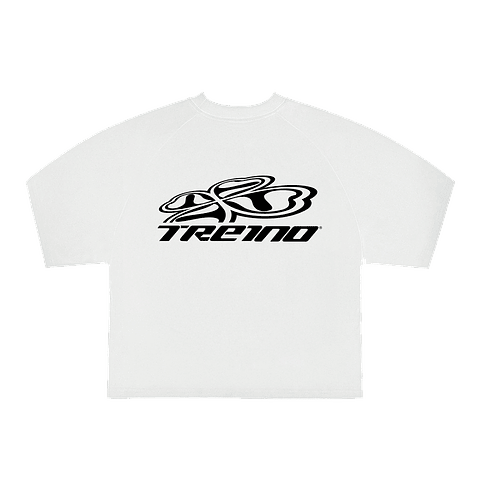 POLERA BOXY FIT "LUCKY CLUB" BLANCA 