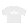 POLERA BOXY FIT "LUCKY CLUB" TRIPLE WHITE