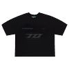 POLERA BOXY FIT "SCUDERIA RIVELAZIONE" TRIPLE BLACK 