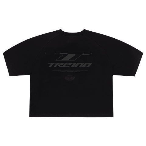 POLERA BOXY FIT "SCUDERIA RIVELAZIONE" TRIPLE BLACK 