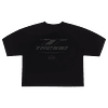 POLERA BOXY FIT "SCUDERIA RIVELAZIONE" TRIPLE BLACK 