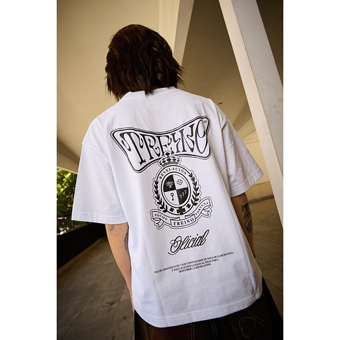 POLERA BOXY FIT "YOUNG MONEY" BLANCA