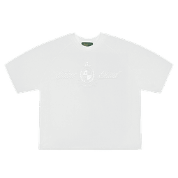POLERA BOXY FIT "YOUNG MONEY"  PUFF TRIPLE WHITE
