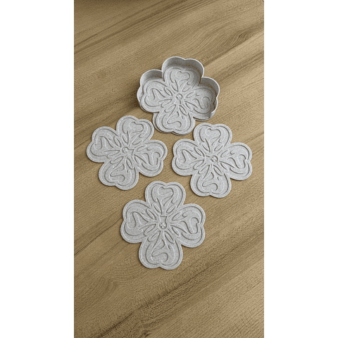 POSAVASOS "TREBOL" TREINO®️