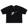 POLERA BOXY FIT "777" NEGRA