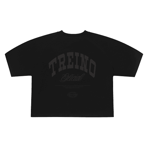 POLERA BOXY FIT "TREINO INC 2.0" TRIPLE BLACK