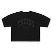 POLERA BOXY FIT "TREINO INC 2.0" TRIPLE BLACK