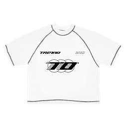 POLERA BOXY FIT  "SCUDERIA RIVELAZIONE" BLACK SEAMS