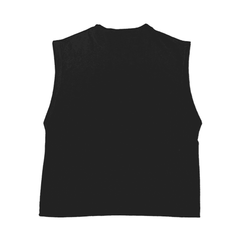 POLERA SIN MANGAS "RIVELAZIONE" NEGRA 