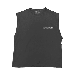 POLERA SIN MANGAS "RIVELAZIONE" STONE WASH