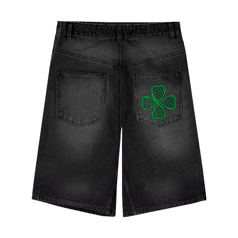 JORT BAGGY "YOUNG MONEY" FOCUS BLACK