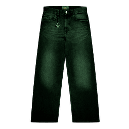 PANTALON BAGGY "TREBOL"  GREEN TINTED