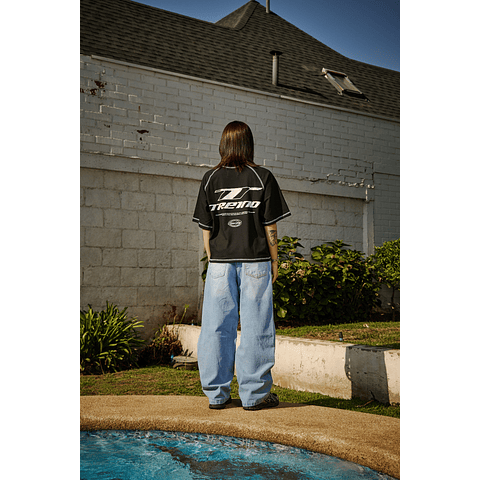 PANTALON BAGGY "TREBOL" LIGHT BLUE 