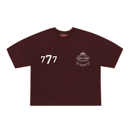 POLERA OVERSIZE "777 CLUB" CAFE