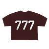 POLERA OVERSIZE "777 CLUB" CAFE