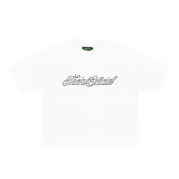 POLERA BOXY FIT "SEVEN KEYS" BLANCA