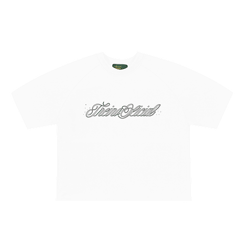 POLERA BOXY FIT "SEVEN KEYS" BLANCA