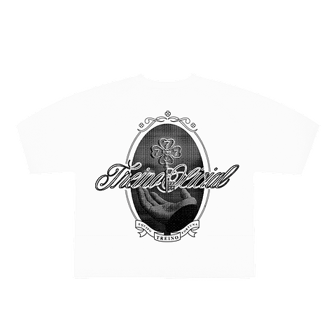 POLERA BOXY FIT "SEVEN KEYS" BLANCA