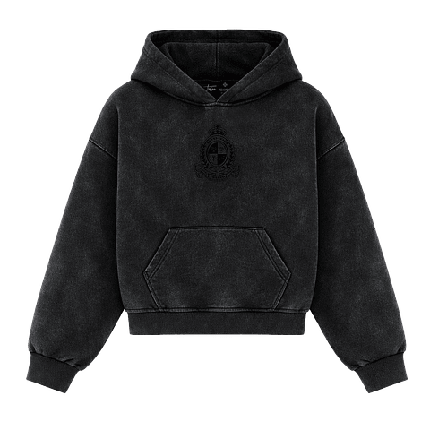 POLERON BOXY "RIVELAZIONE" HEAVYWEIGHT FRENCH TERRY STONE