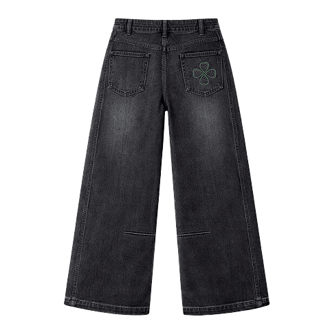 PANTALON BAGGY "FORTUNE CUT" FOCUS BLACK