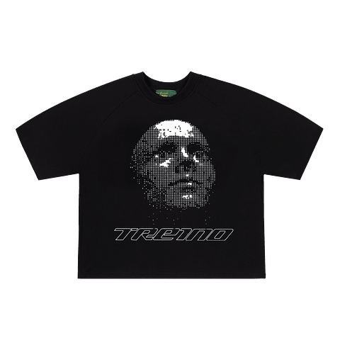 POLERA BOXY FIT "SEVEN ENFAKII" NEGRA