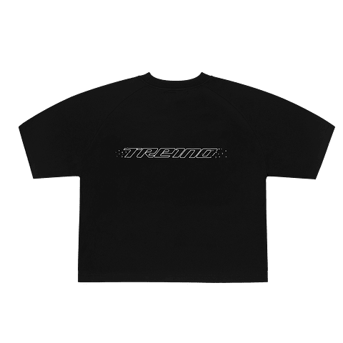 POLERA BOXY FIT "SEVEN ENFAKII" NEGRA