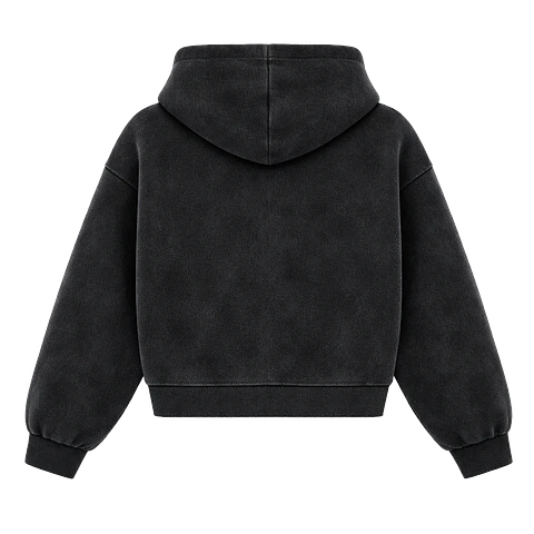 POLERON BOXY "RIVELAZIONE" LIGHT FRENCH TERRY STONE ZIP