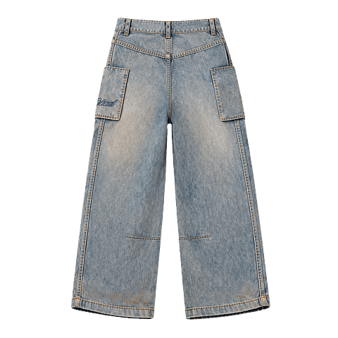 PANTALON BAGGY "FORTUNE CUT" CARGO LIGHT BLUE DESSERT