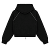POLERON BOXY "YOUNG MONEY" REFLEX ZIP HOODIE 