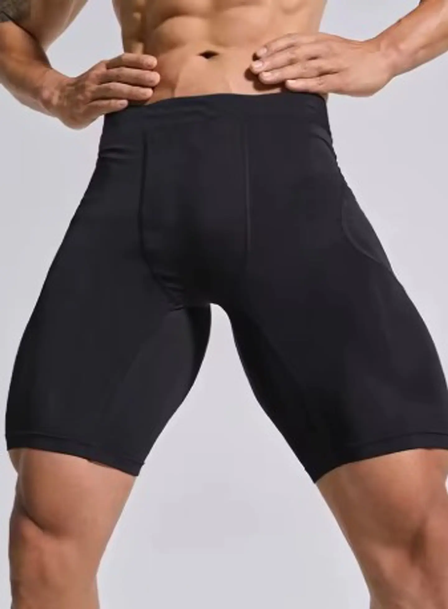Shorts de Compressão Masculino para Corrida, Academia e Esportes — M 1