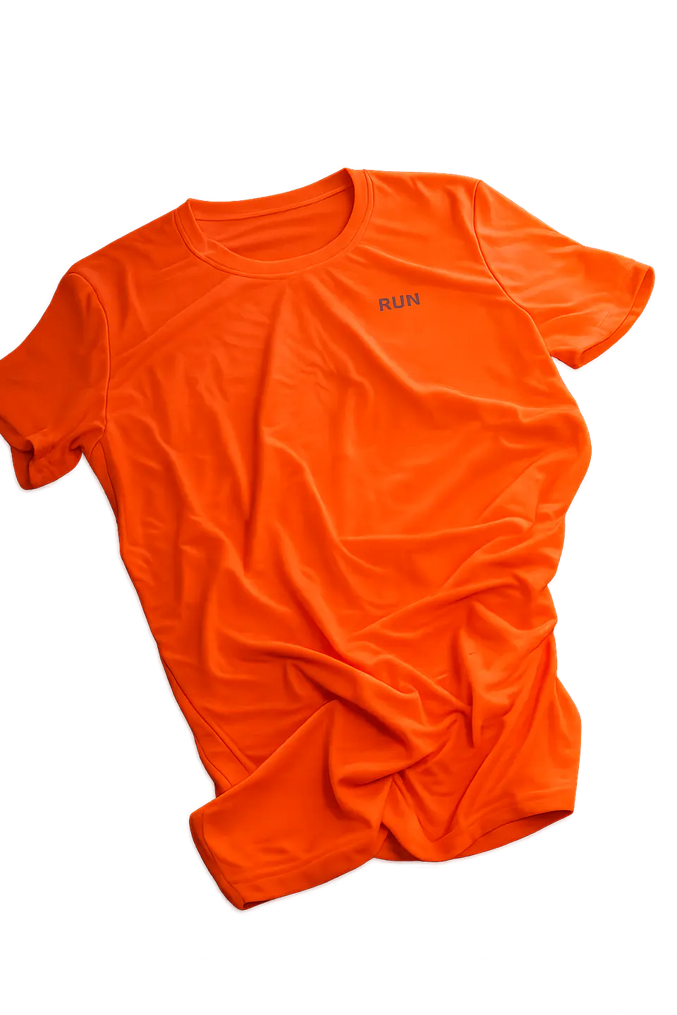Camiseta feminina secagem rápida manga curta esporte — Laranja / ùnico (veste do 36 ao 42) 1