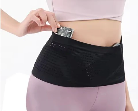 Cinto Porta-Celular Esportivo Invisível — Preto