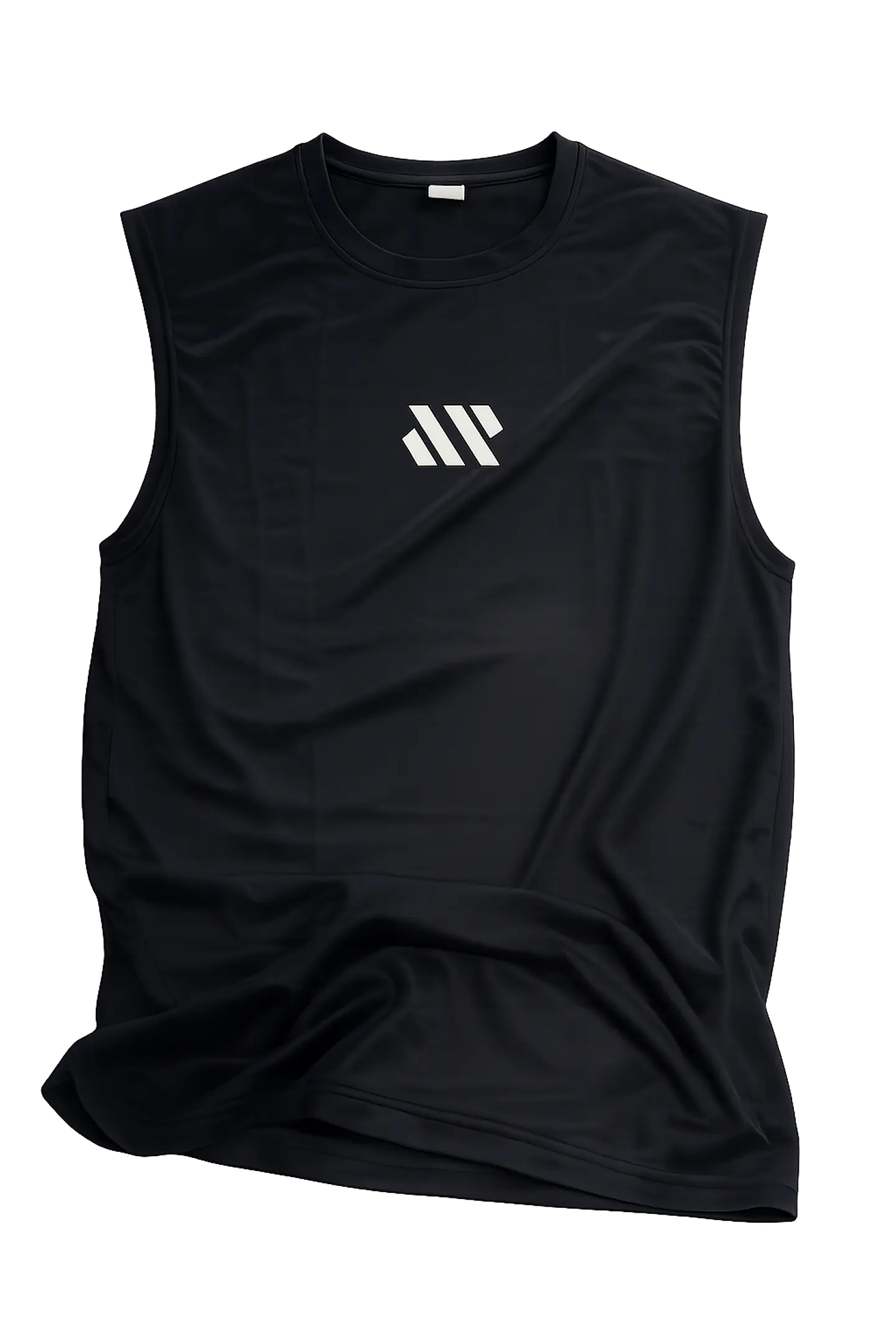 Camisa esportiva sem mangas masculina — Preto / G 1