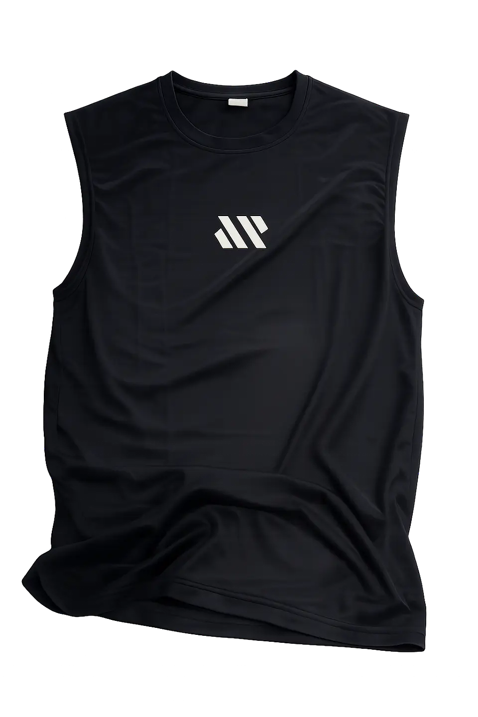 Camisa esportiva sem mangas masculina — Preto / M 1