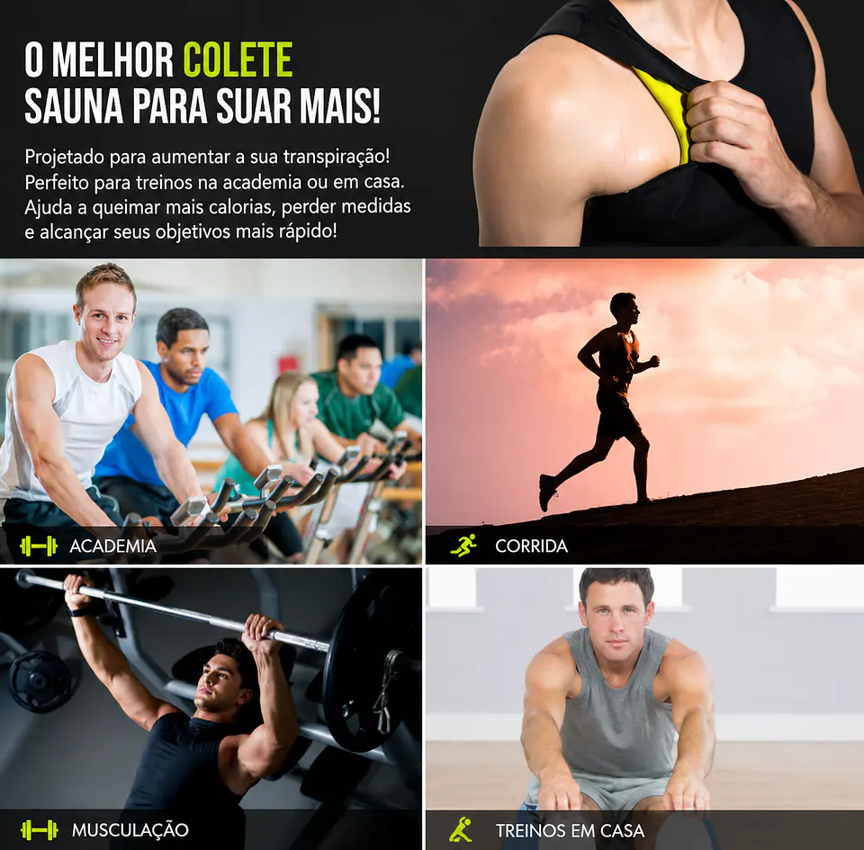 Camisa Modeladora Masculina Sauna Fitness — ùnico (veste do 36 ao 42) 2