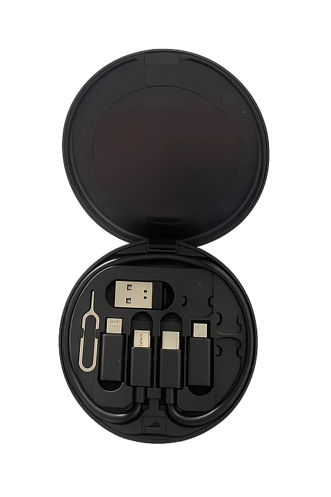 Kit de cabo adaptador de carregamento multi — Preto - Sensacional