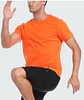 Camiseta de secagem rápida masculina — Laranja / M - Thumbnail 1