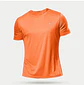 Camiseta de secagem rápida masculina — Laranja / M - Thumbnail 3