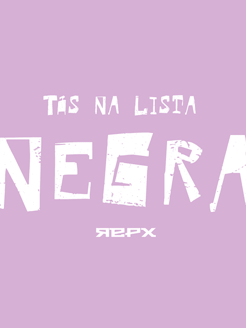 T-shirt REPX Lista Negra 6