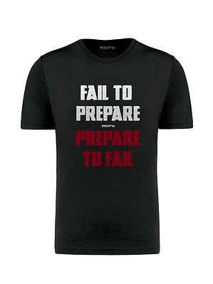 T-shirt REPX Fail & Prepare  I Tecido Triblend