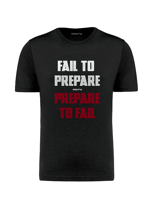 T-shirt REPX Fail & Prepare  I Tecido Triblend 1