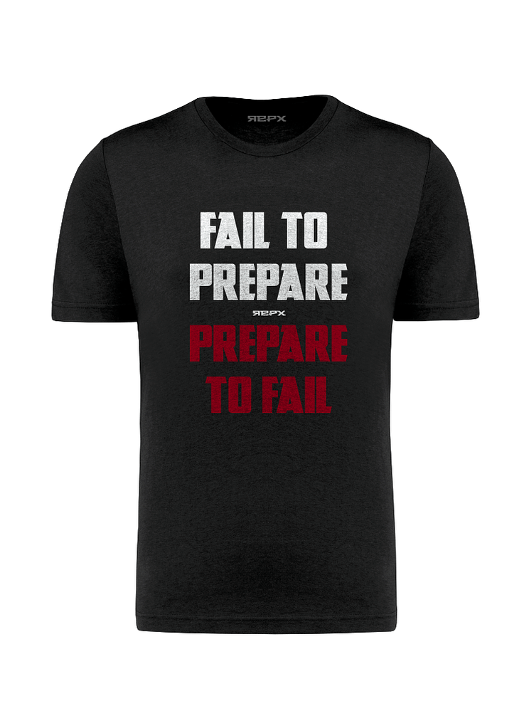 T-shirt REPX Fail & Prepare  I Tecido Triblend 1