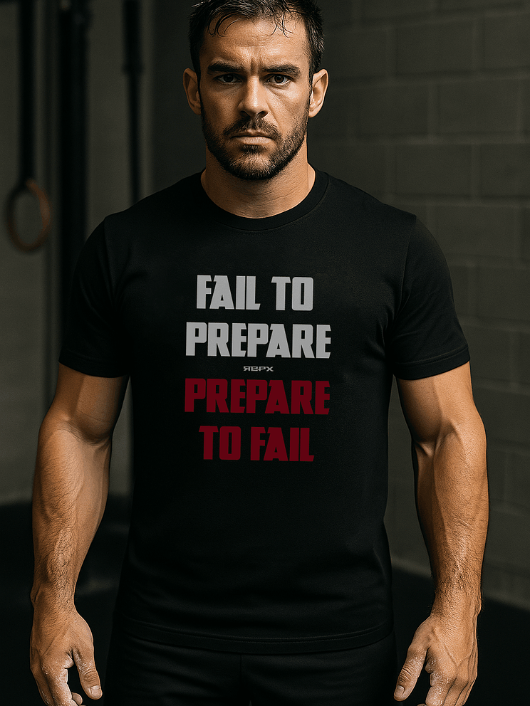 T-shirt REPX Fail & Prepare  I Tecido Triblend 2