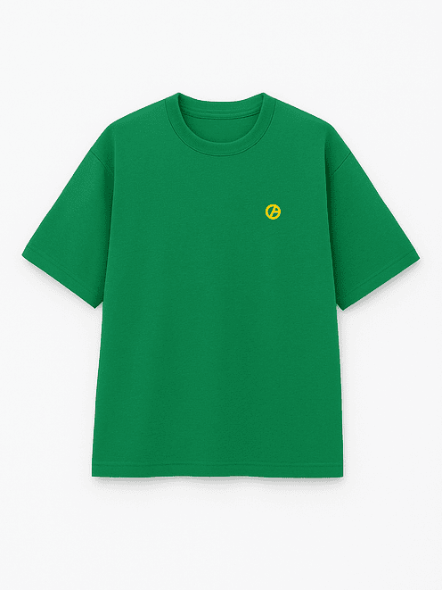 T-shirt Trendout Oversized Verde 25 1